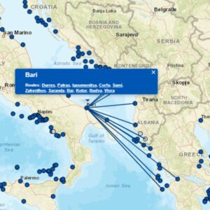 Bari Ferry Maps