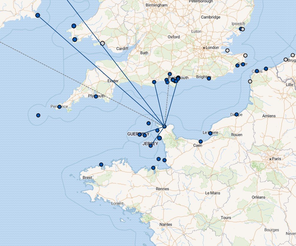 France Ferry Routes Map: UK Crossings & Ferry Ports
